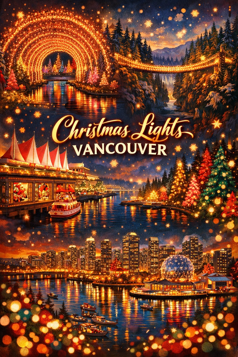 Instagrammable Christmas Lights in Vancouver